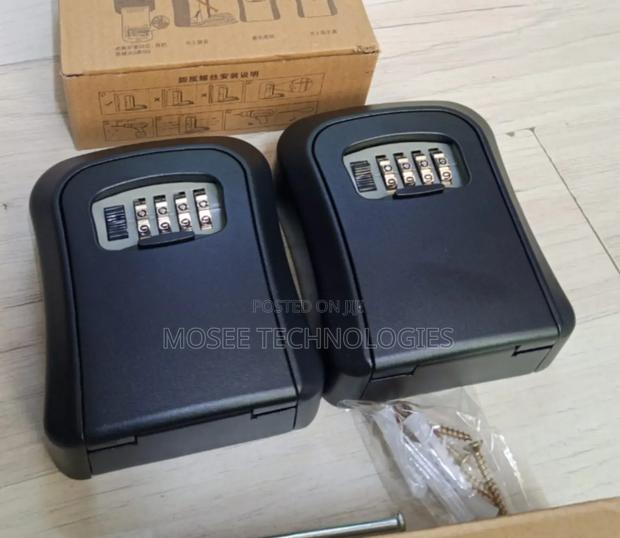 Metallic Key Lock Box – Secure Key Storage Box - main view