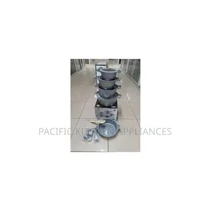 Bosch 11pc Cookware With Silicone Lid Covers Color Grey