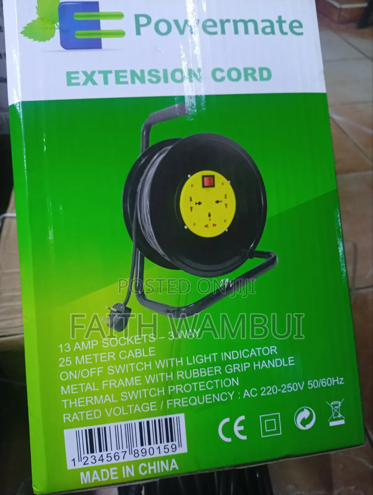 Industrial Powermate 2.5mm Cable Reel