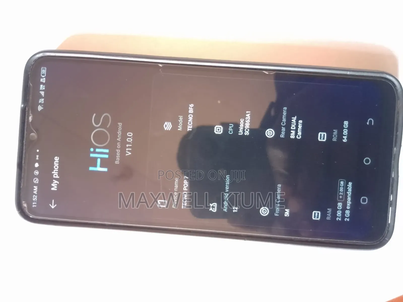Tecno Pop 7 64 GB Orange