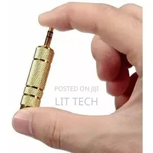 3.5mm Male to 6.35mm (Or 6.5mm) Female Stereo Audio Jack Adapter