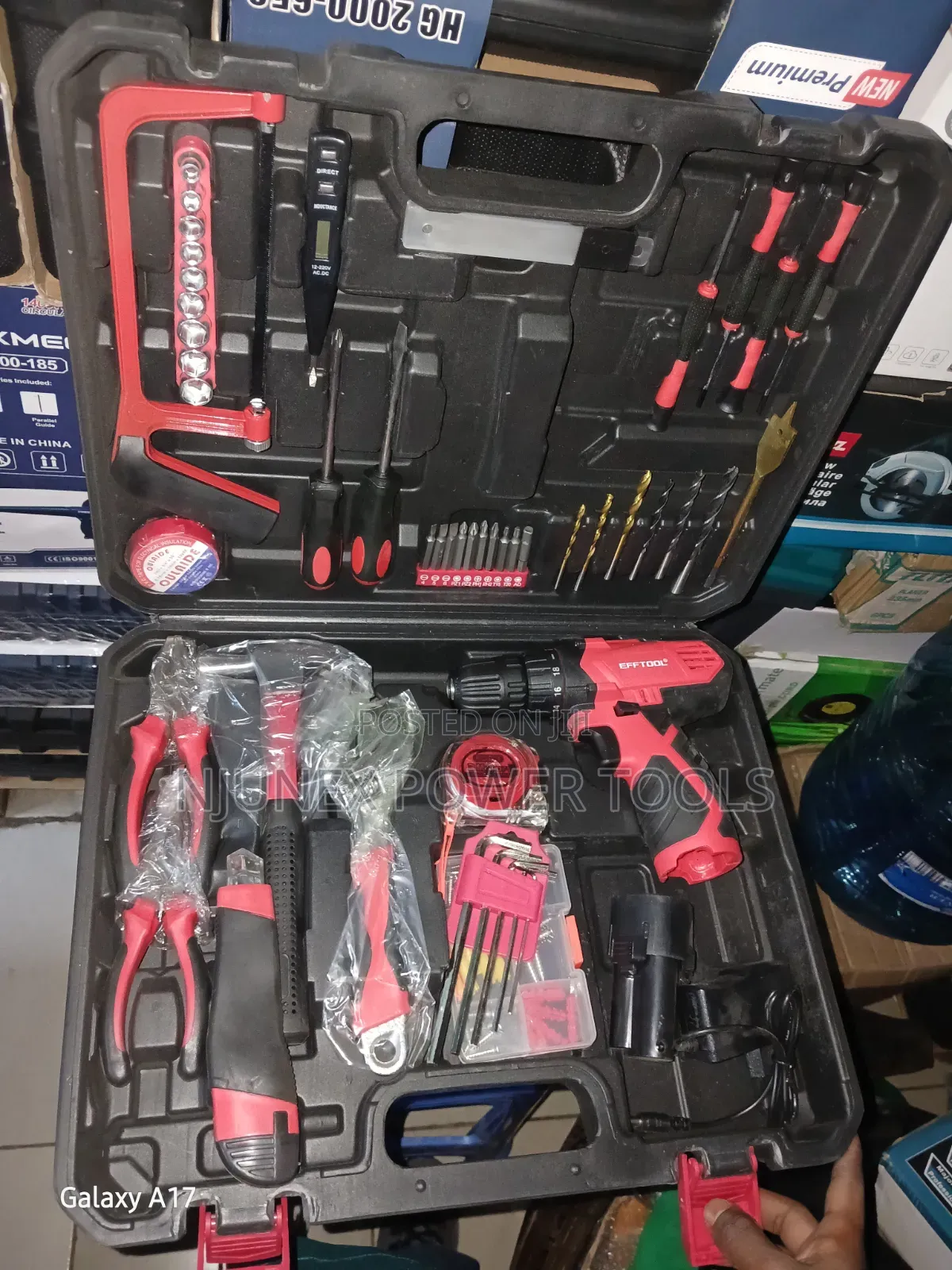 EFFtool 12V Cordless Drill Set (100-Piece)