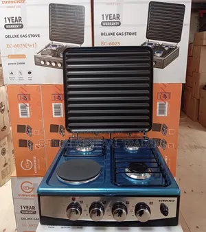 Eurochef 3+1 Table Top Auto Ignition Gas Cooker