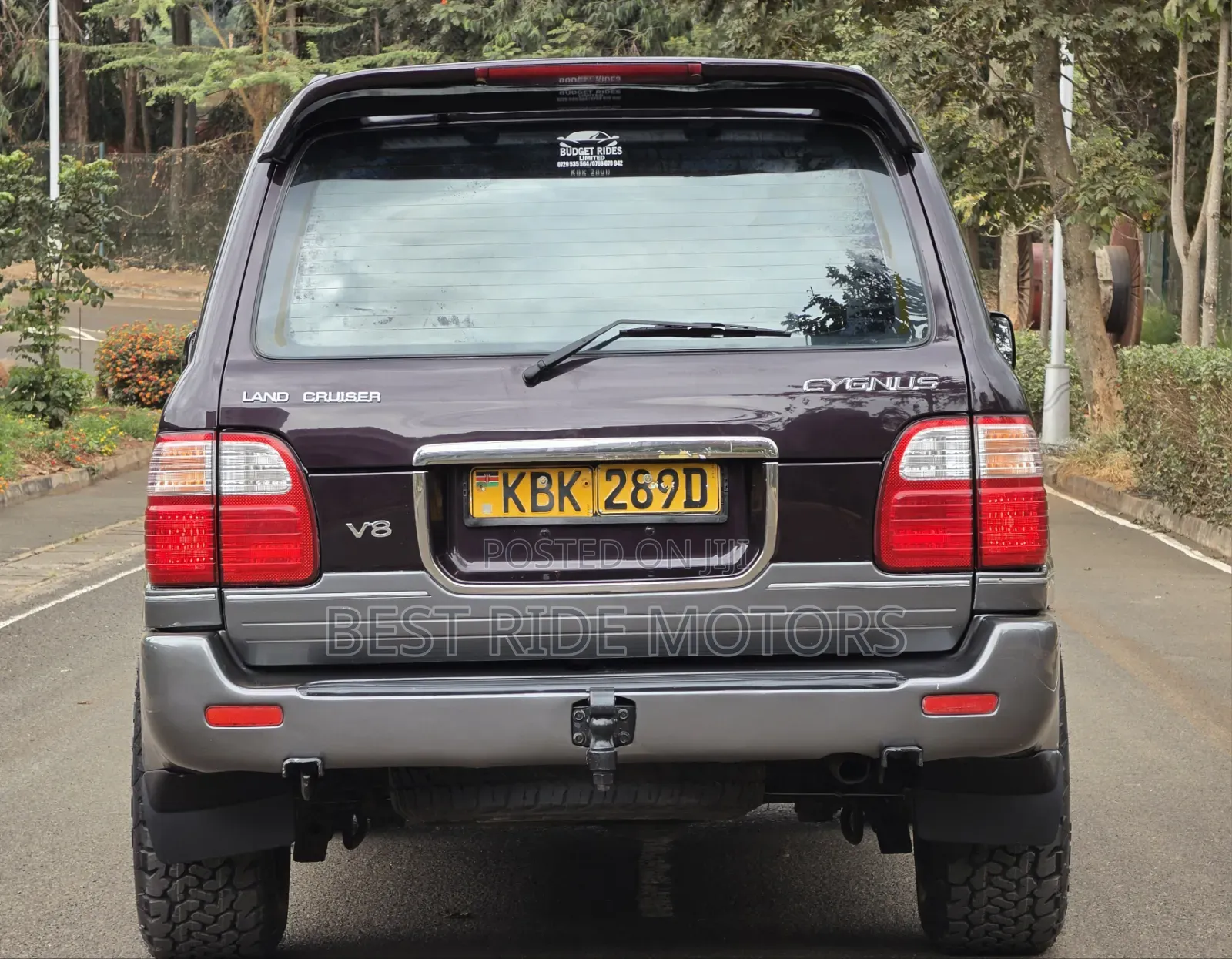 Toyota Land Cruiser Cygnus 4.7 2005 Burgundy