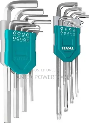 Total THT106KT0181 18 PCS Hex Key and Torx Key Set