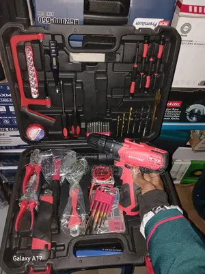 EFFtool 100-Pieces Cordless Drill Set 12V