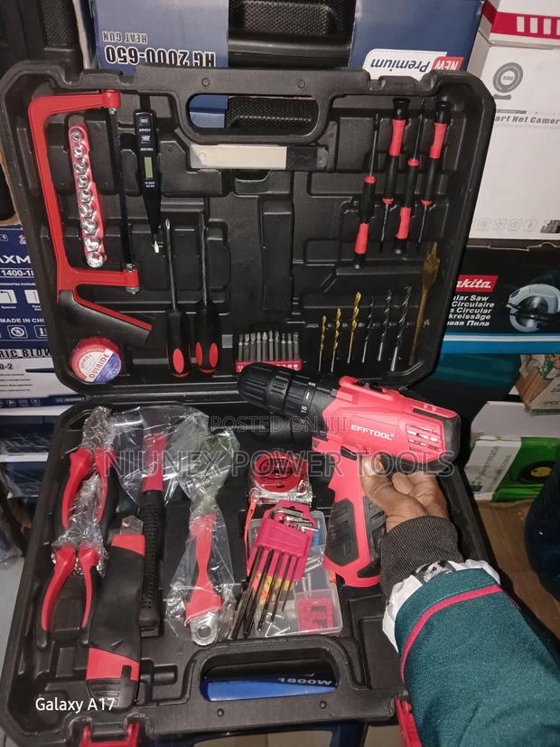 EFFtool 100-Pieces Cordless Drill Set 12V - main view