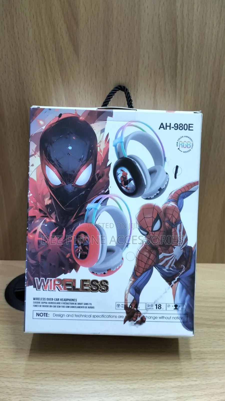 Spider Man 980e Bluetooth Headphones