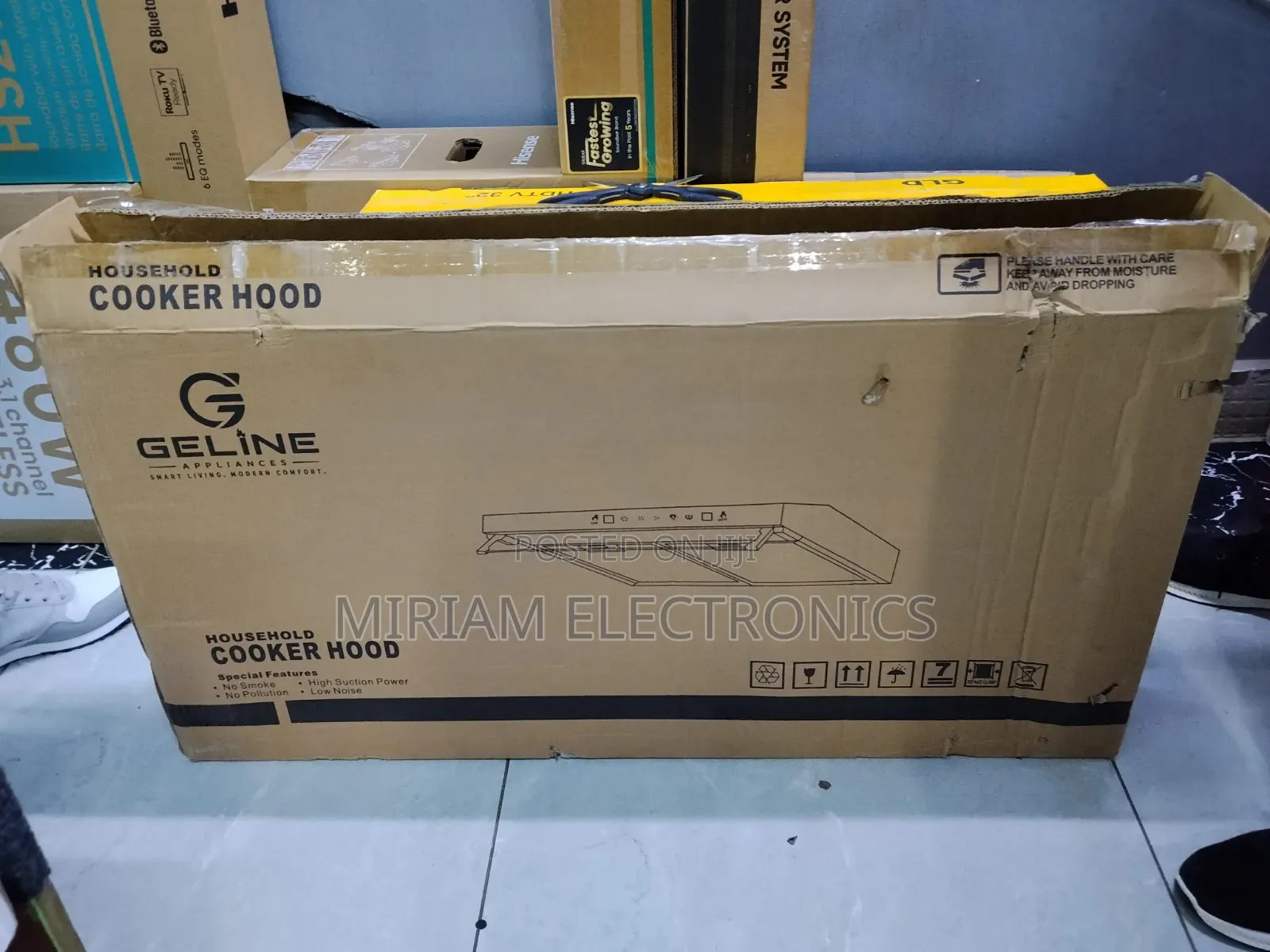 GELINE 90cm Undercabinet Kitchenhood