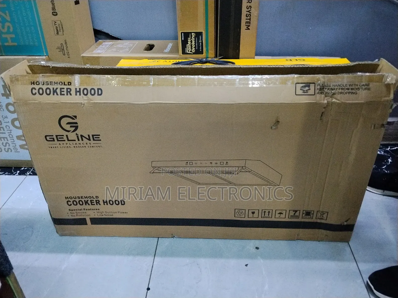 GELINE 90cm Undercabinet Kitchenhood