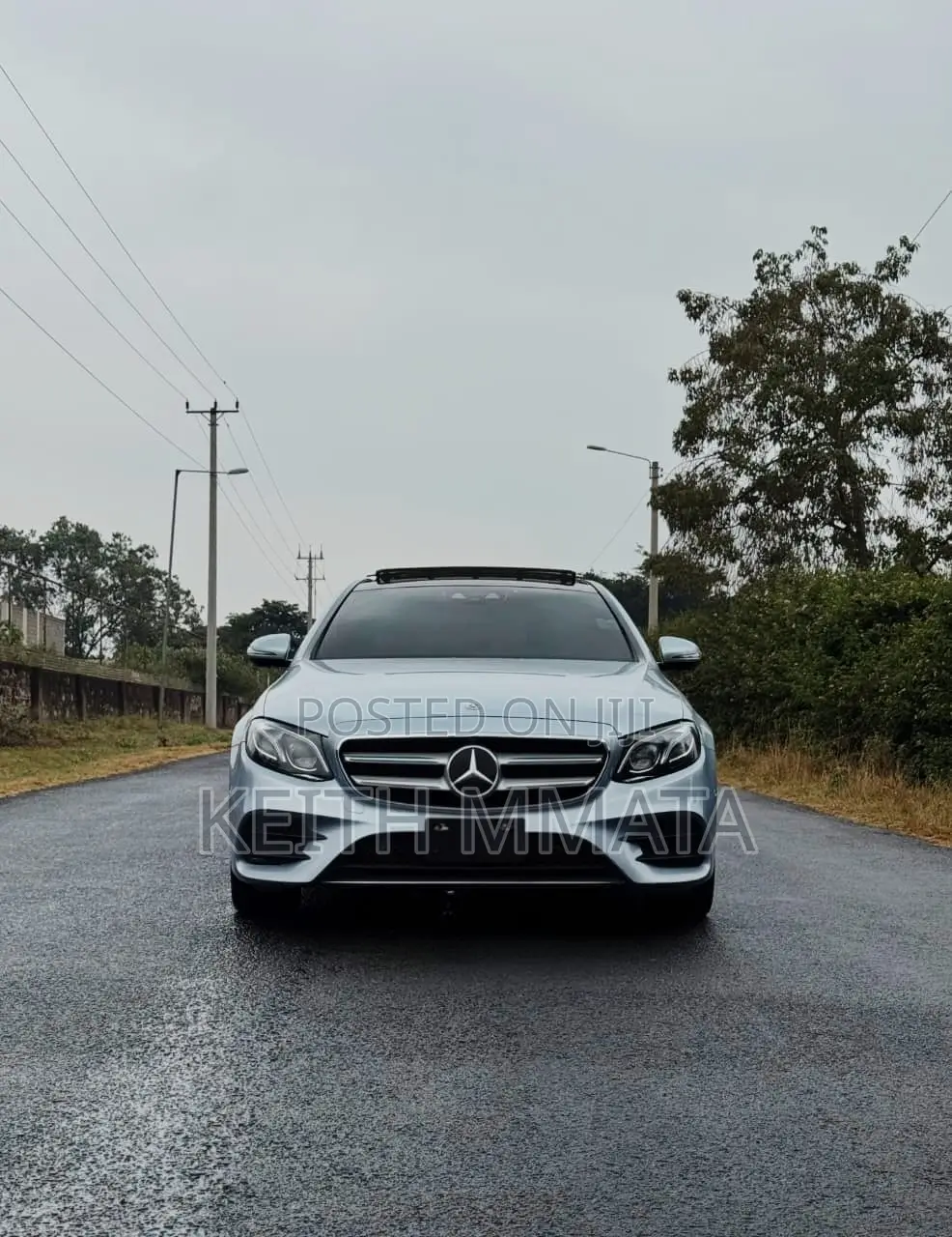 Mercedes-Benz E220 2018 Silver