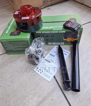 Solar Alarm With Infrared PIR Sensor, Rechargeable Battery & Siren