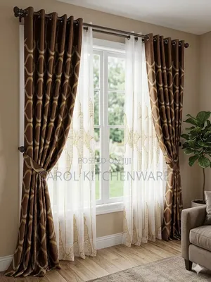 3 PC Curtain With Sheer / Curtain