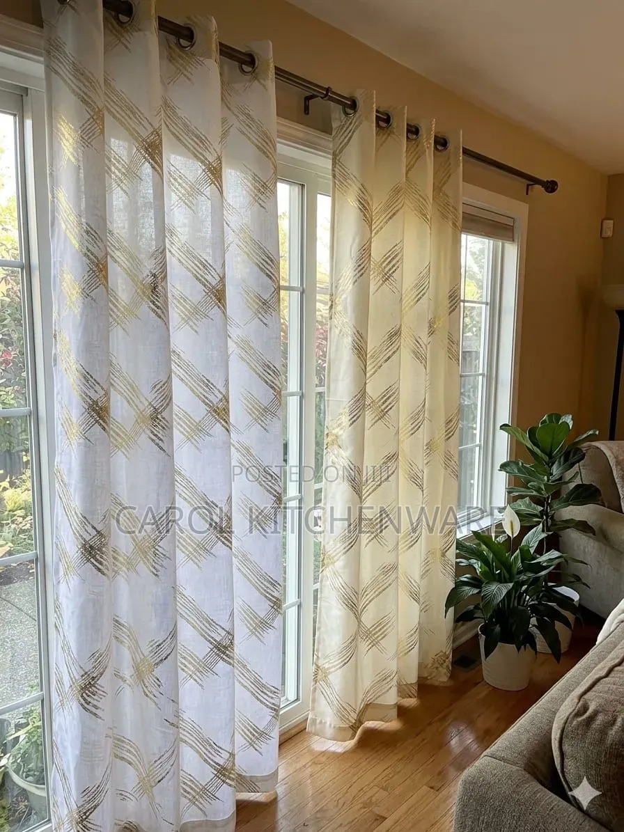 3 PC Curtain With Sheer / Curtain