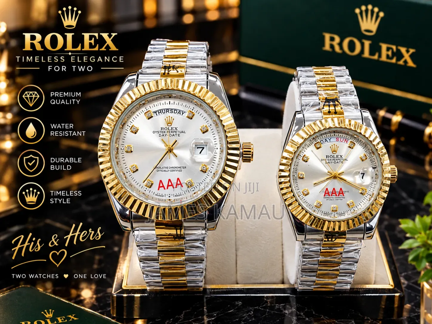 Couples Elegant Rolex Watches