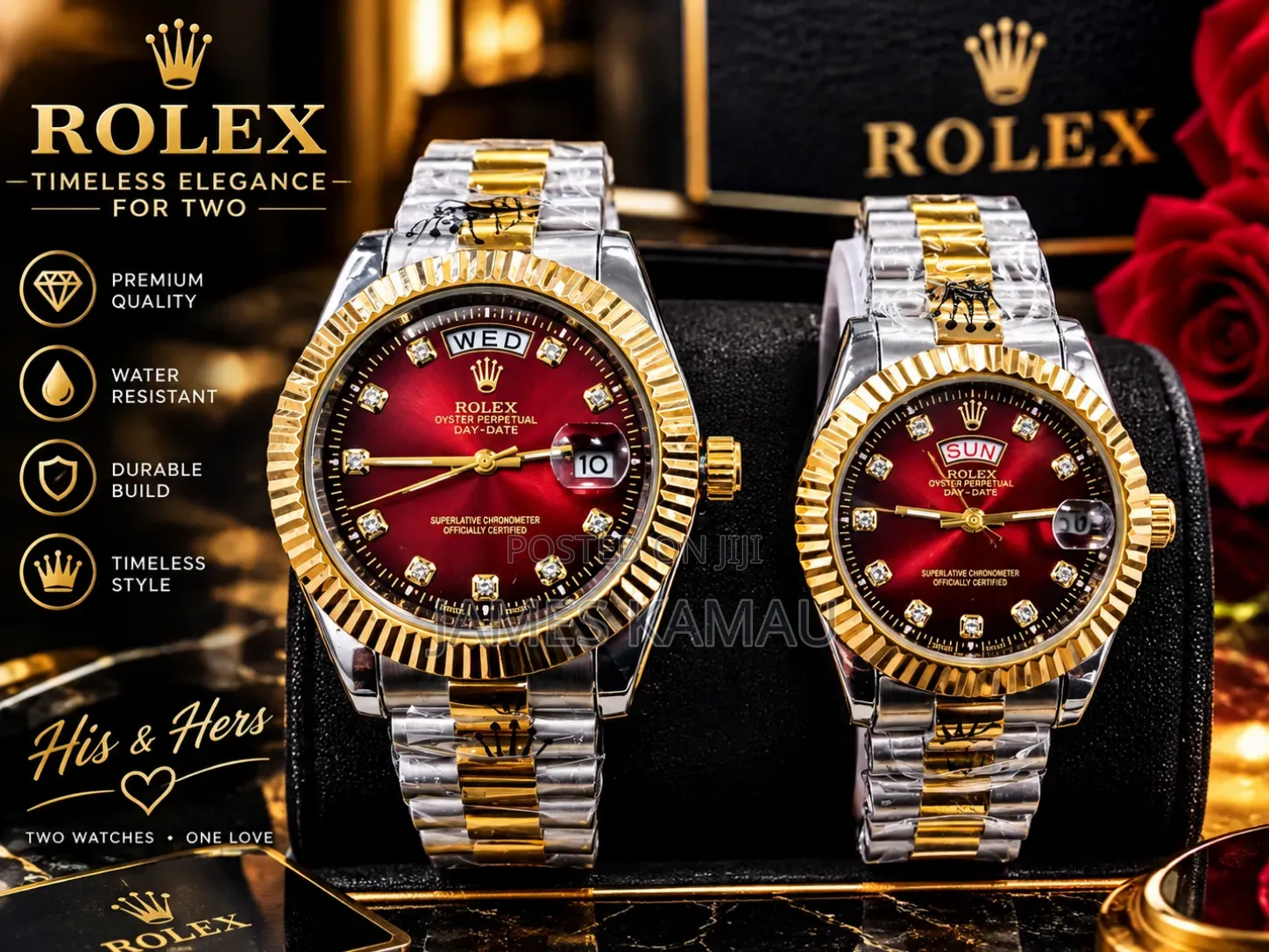 Couples Elegant Rolex Watches