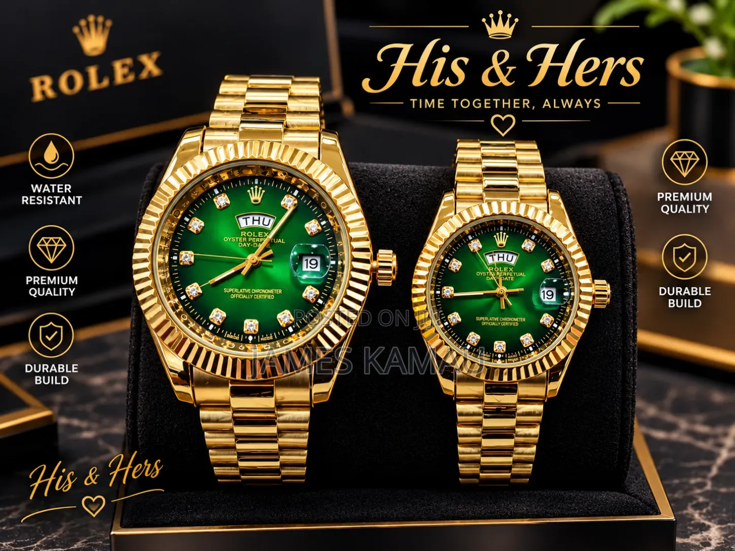 Couples Elegant Rolex Watches