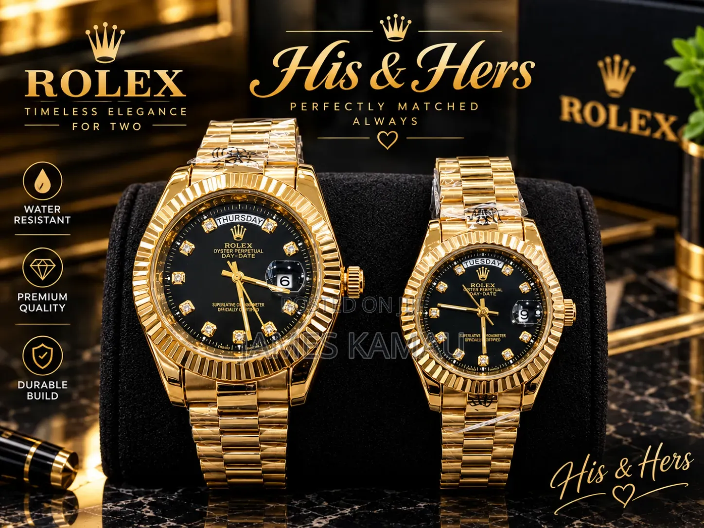 Couples Elegant Rolex Watches