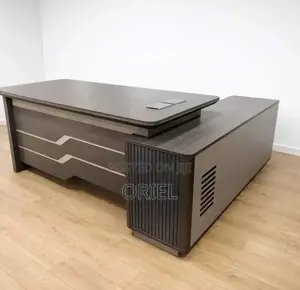 Executive Office Desk : 1800MM Executive L-Shaped Work Table