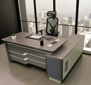 Executive Office Desk : 1800MM Executive L-Shaped Work Table