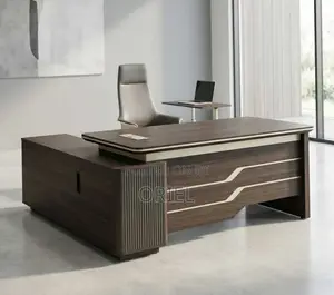 Executive Office Desk : 1800MM Executive L-Shaped Work Table