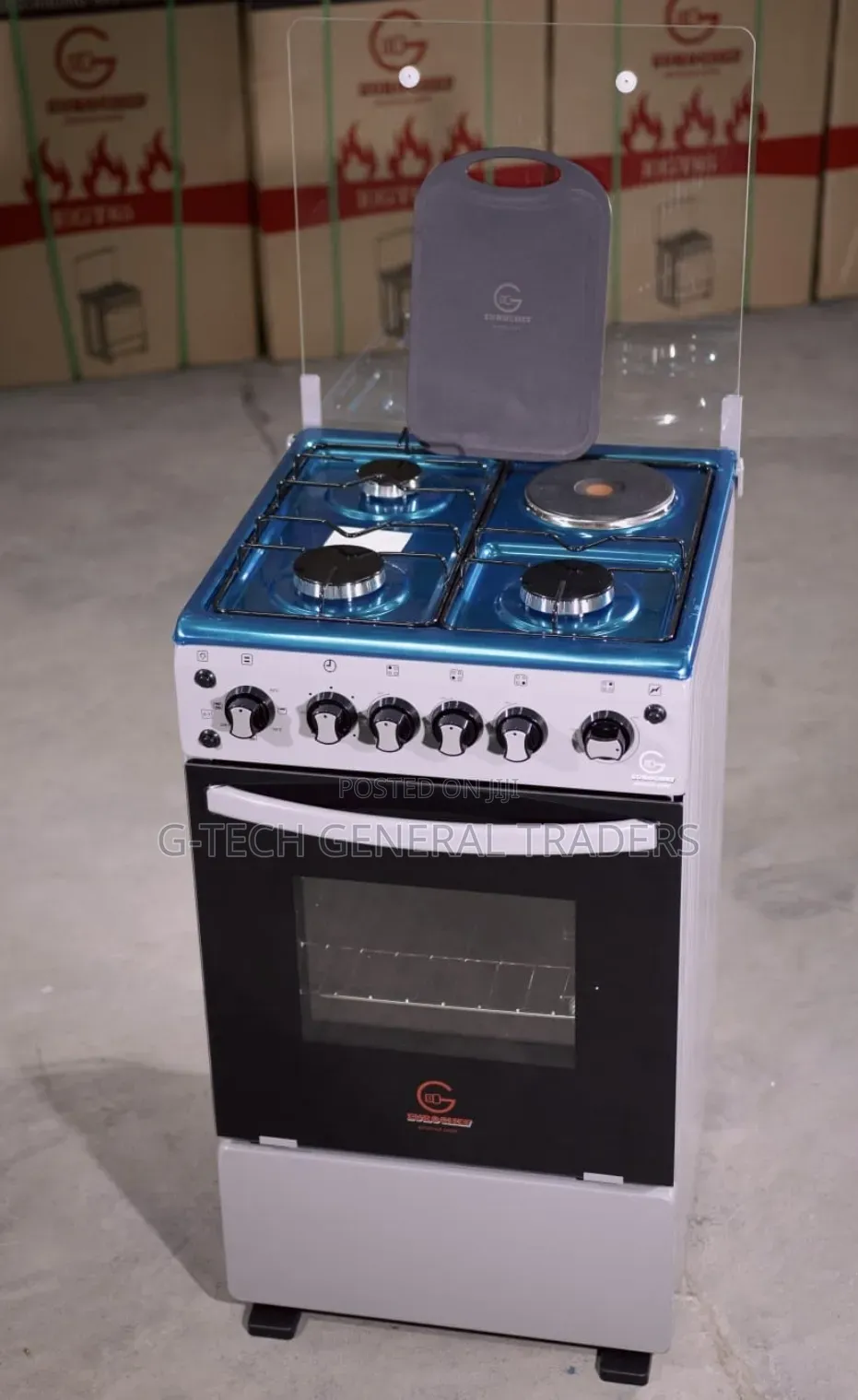 Eurochef 3gas+1hotplate Standing Cooker (Model Like EGT55-3G1E-E)