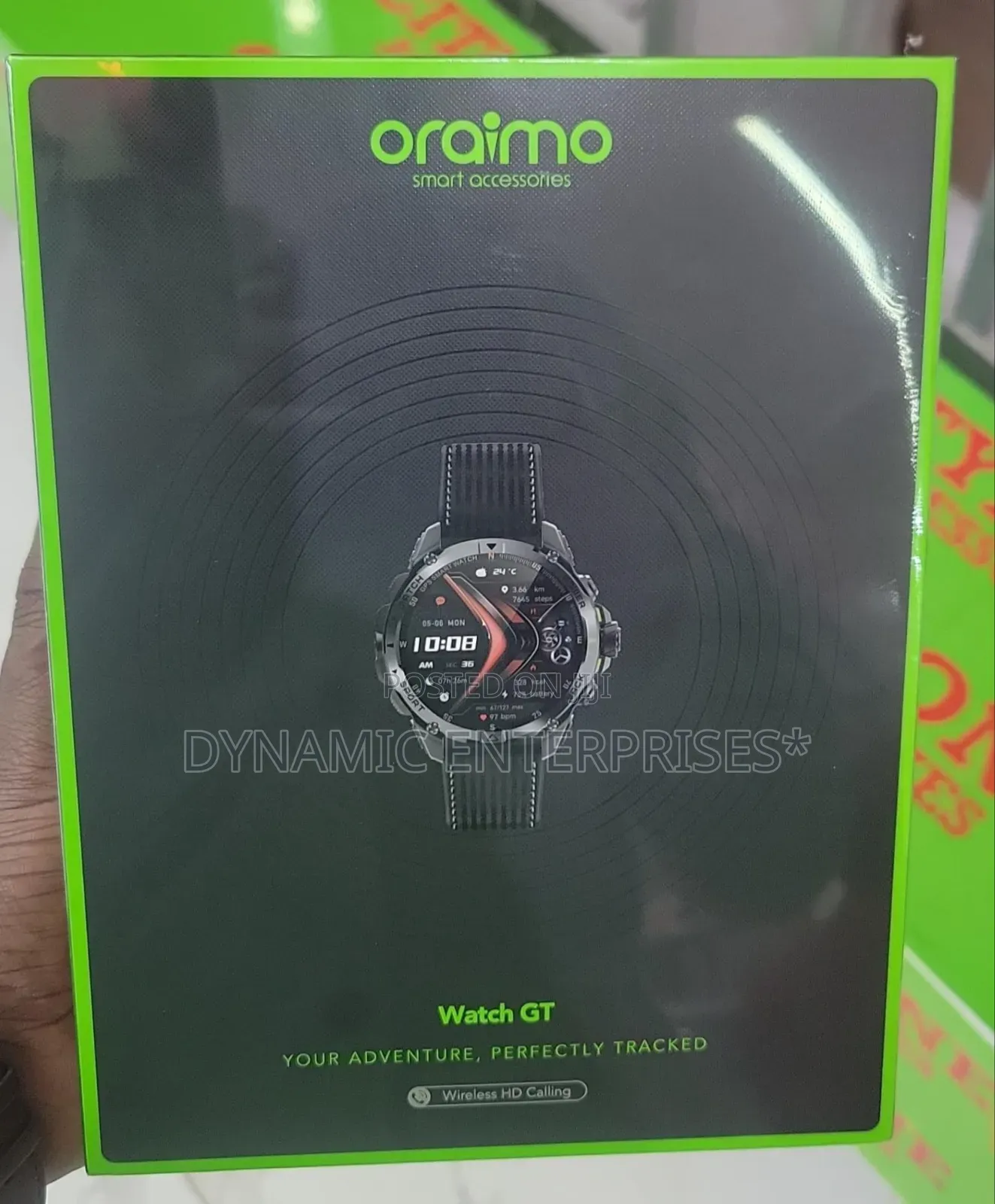 Oraimo *Watch GT* OSW-852H 1.43" AMOLED *3ATM GPS Smart Watch*