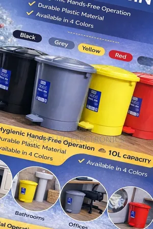 Small 10L Hygiene Bin With Foot Pedal Cover