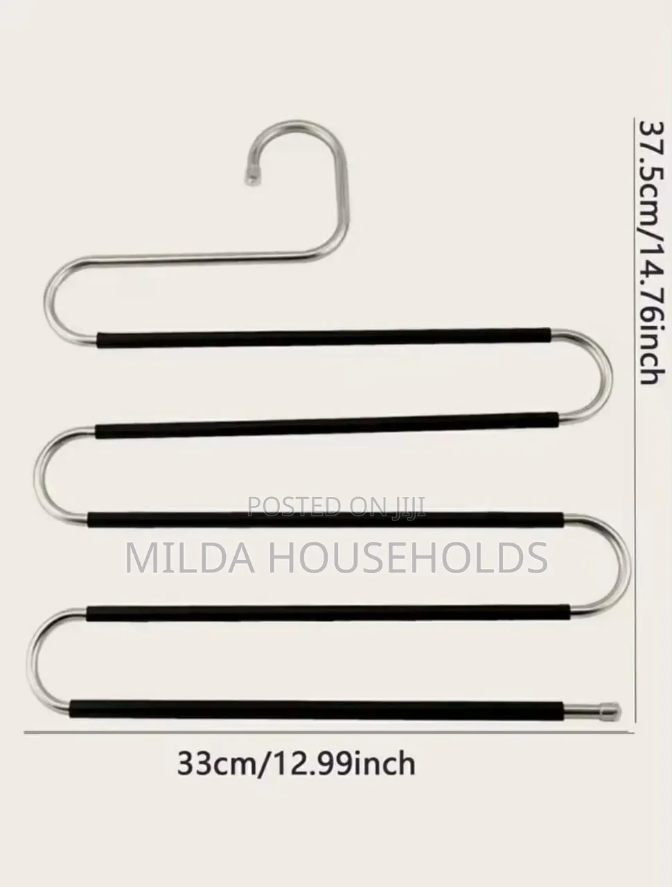 Trouser Hanger Available ShapedMaterialMetallic