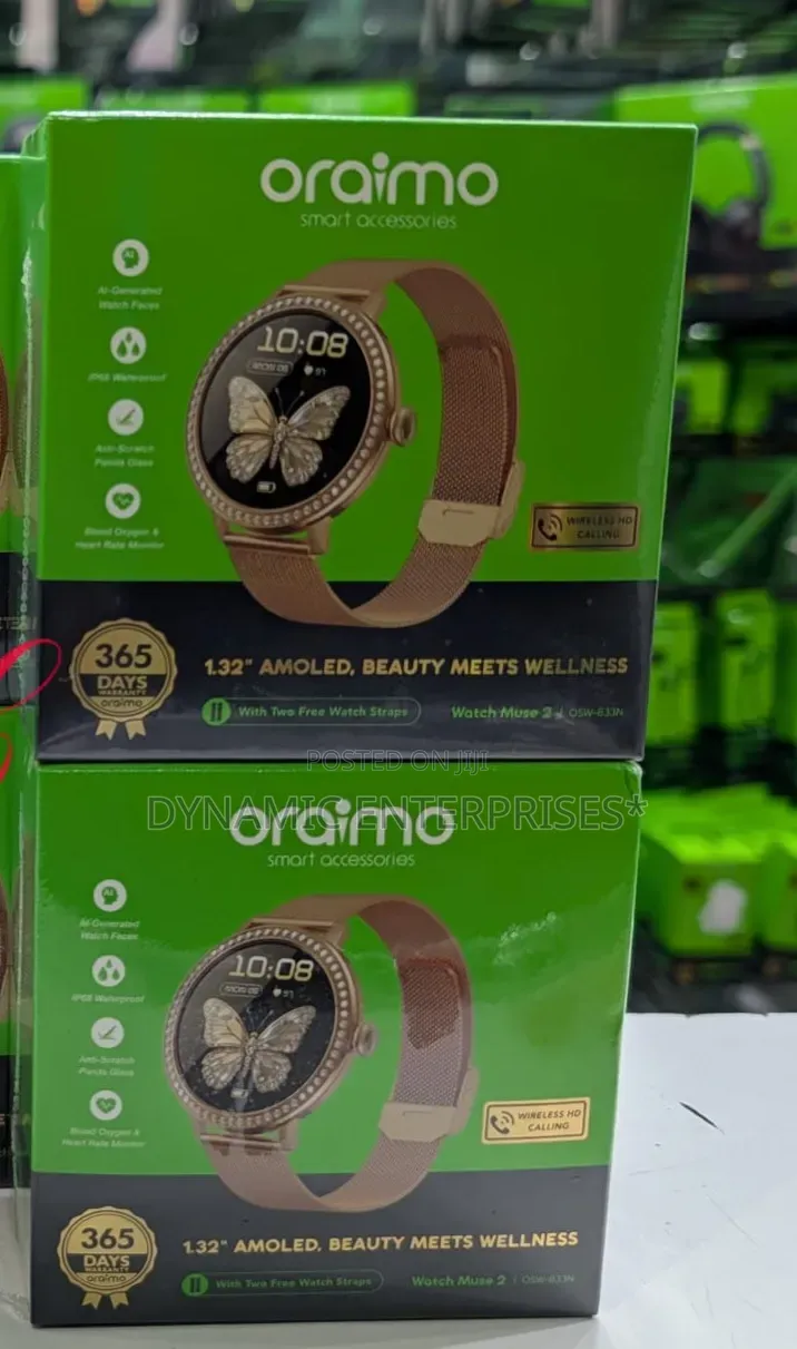 Oraimo Watch Muse 2 OSW-833N 1.32" AMOLED Diamond Appearance