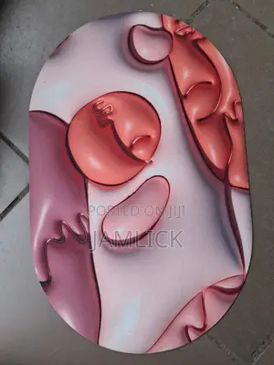 3D Oval Mat - Pt
