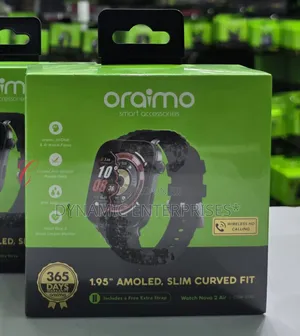 Oraimo Watch Nova 2 Air OSW-814S 1.95" *AMOLED Slim Curved Fit Smart W