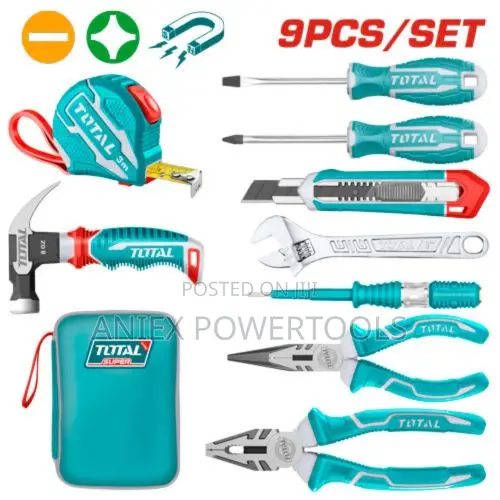 Total THKTHP90097 9 PCS Hand Tools Set