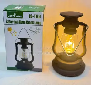 Solar & Hand Crank Emergency LED Lamp