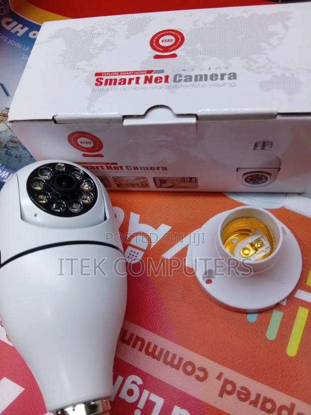 Wireless V380 Pro Bulb Camera for Convenient Remote Monitoring - main view