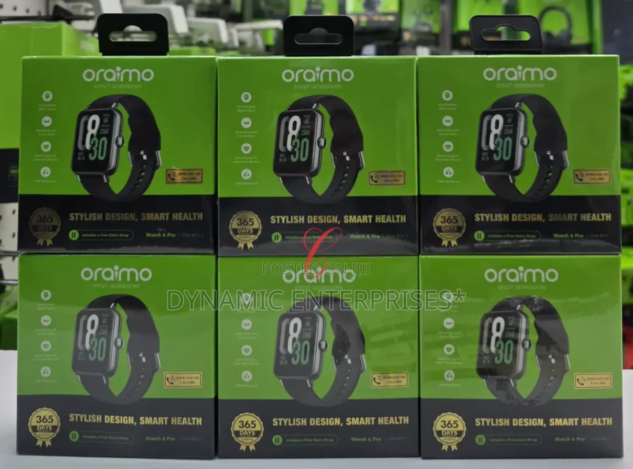 Oraimo *Watch 6 Pro* OSW-807S 1.69" *Curved Glass* Metal Body