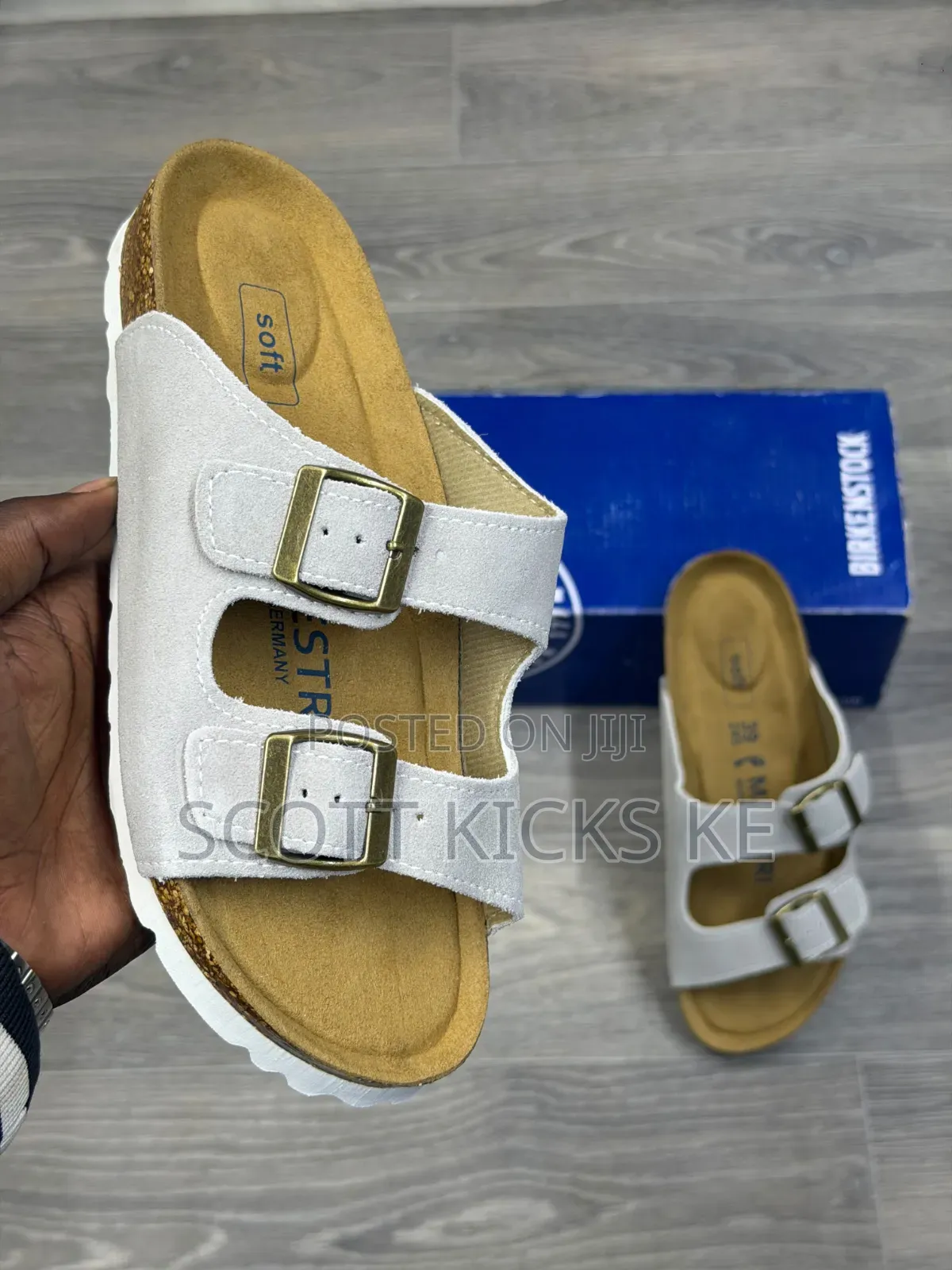 Double-Buckle Sandals