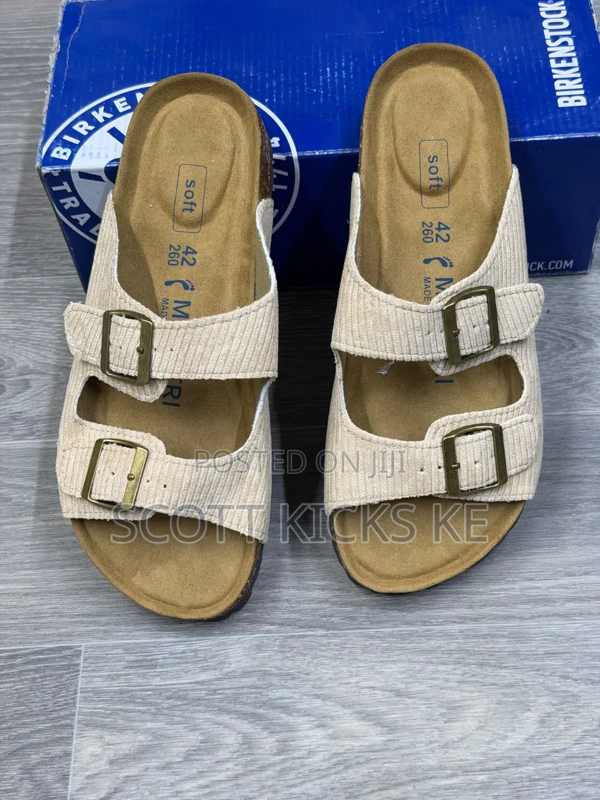 Double-Buckle Sandals