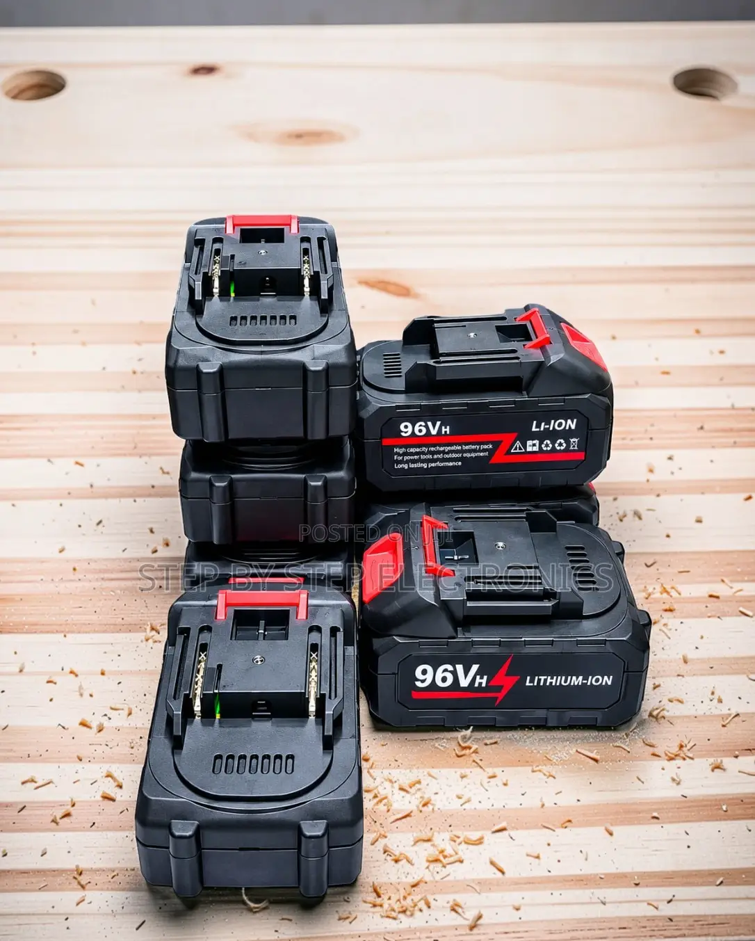 Rugged 96V Lithium-Ion Rechargeable Battery Batteries