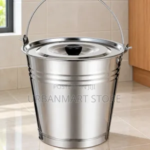 19 Litres Stainless Steel Bucket With Lid