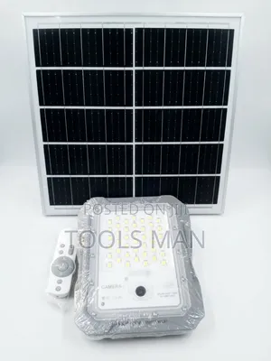 Solar Flood Light With Camera and Remote.