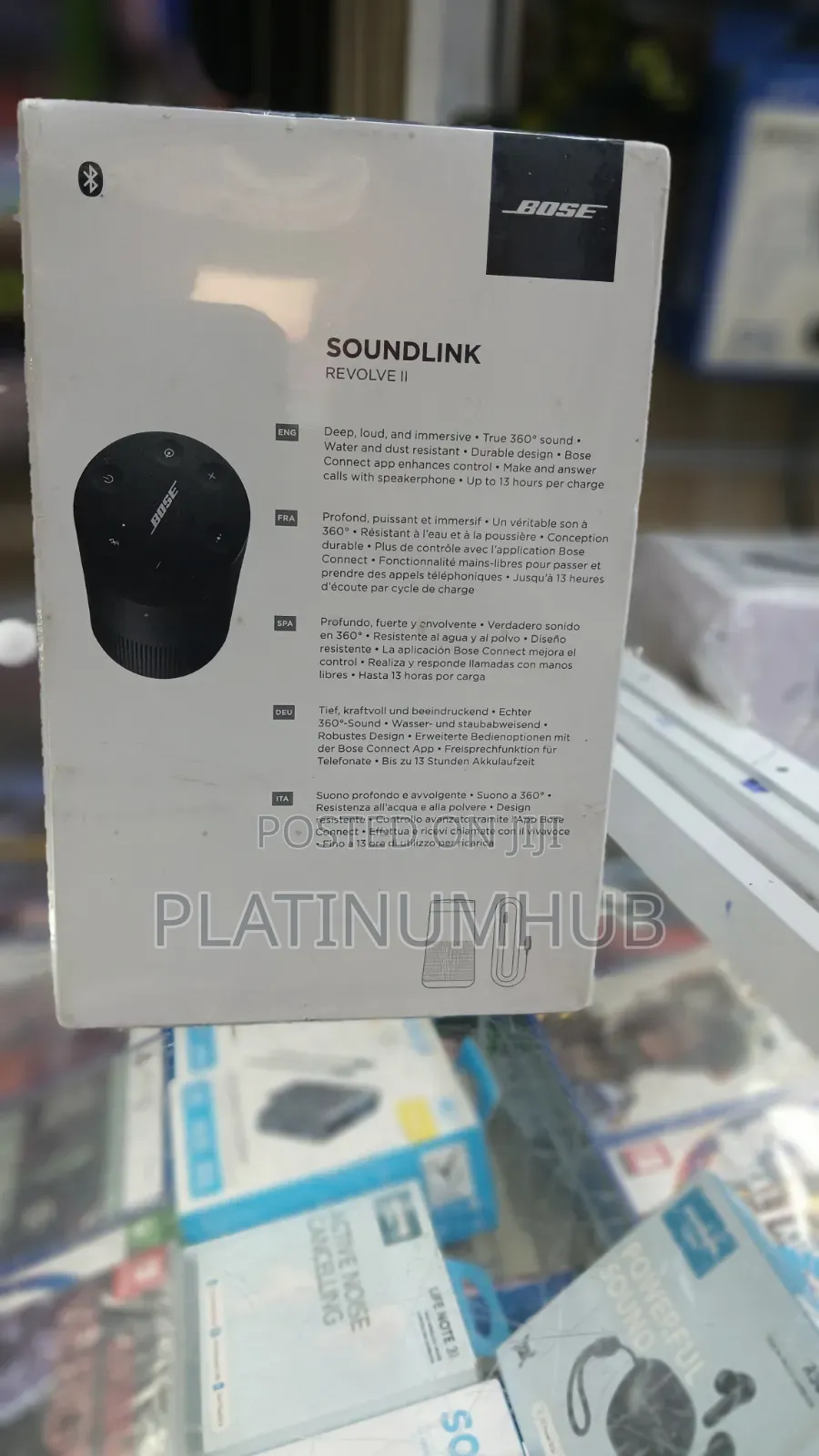 Soundlink Revolve Bose Speaker Small Bluetooth