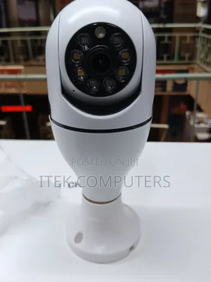 V380 Pro Bulb WiFi CCTV Camera for Entrance Area Monitoring