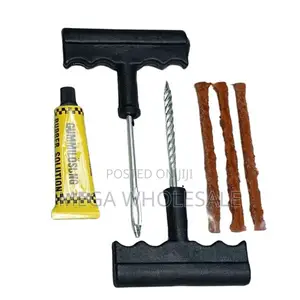Quick Fix Tubeless Tire Puncture Plug Patch Repair Kit