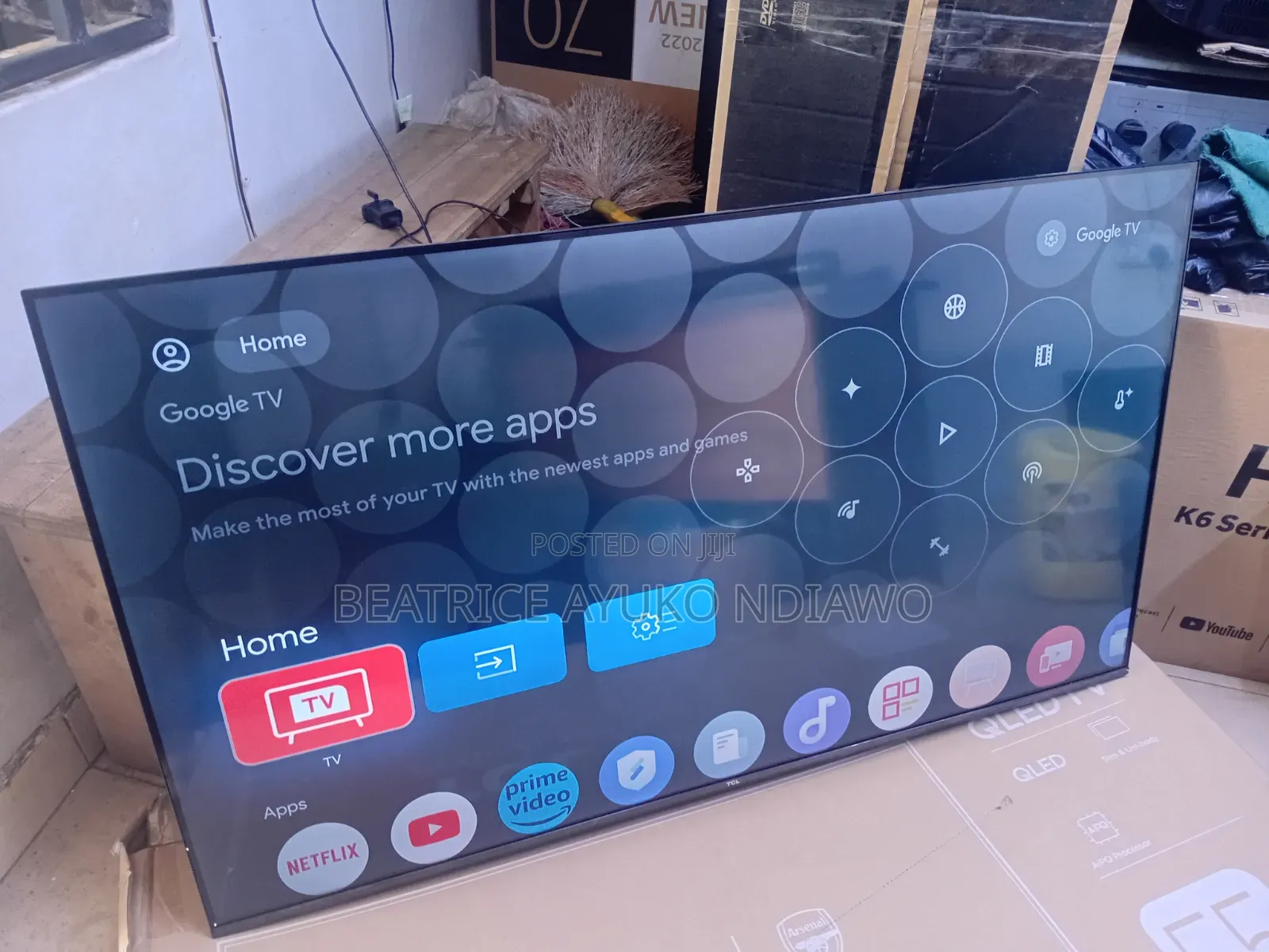 TCL 55" Smart Qled UHD