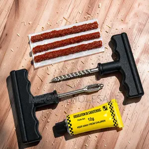 Steel Spiral Rasp and Insert Needle Tire Repair Kit Set