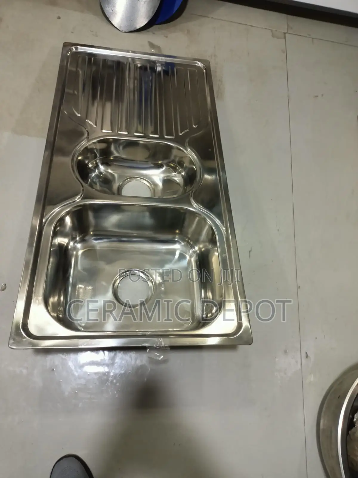 Stainless Sink 11/2 Bowl Drain 100*500