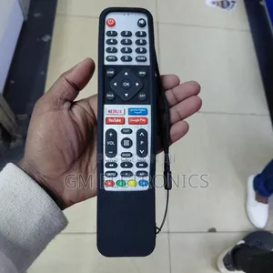 Original Skyworth Smart TV Remote With Silicone Case(black) Batteries