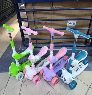 2-in-1 Kids Scooter With Seat – Fun Ride-on Standing Scooter