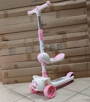 2-in-1 Children’s Scooter – Seated Standing Ride, Adjustable Design